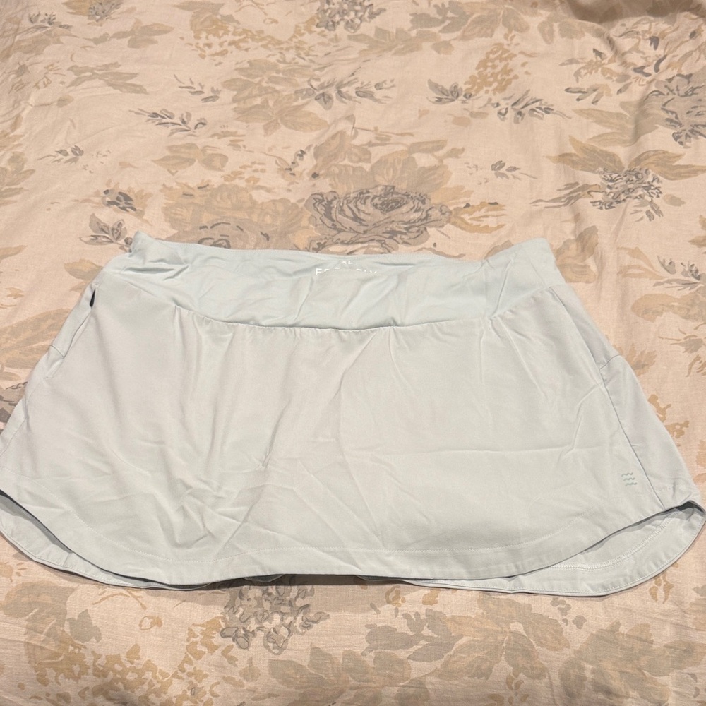 Free Fly Light Green/Gray Athletic Skort